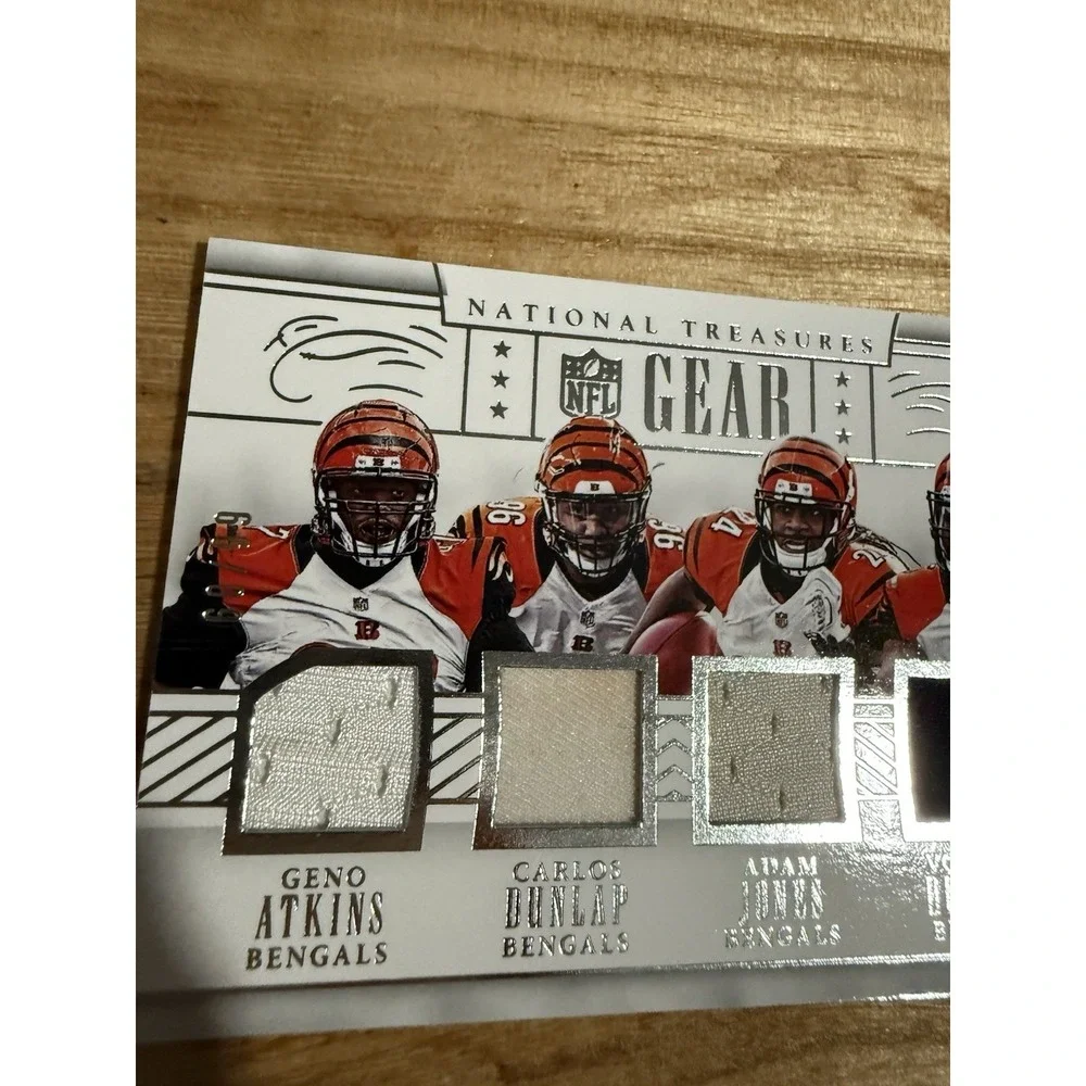 National Treasures NFL Gear Bengals Burfict Jones Dunlap‎ Atkins 60/99 2016 #5